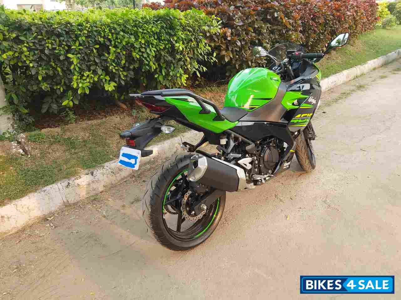 Lime Green Kawasaki Ninja 400