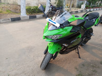Lime Green Kawasaki Ninja 400