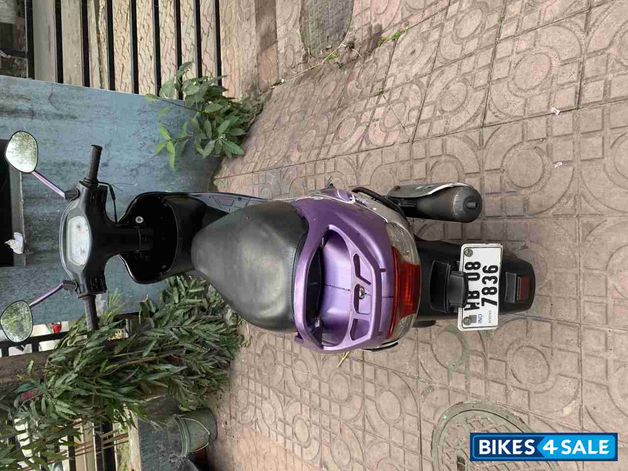 Purple TVS Scooty Pep Plus