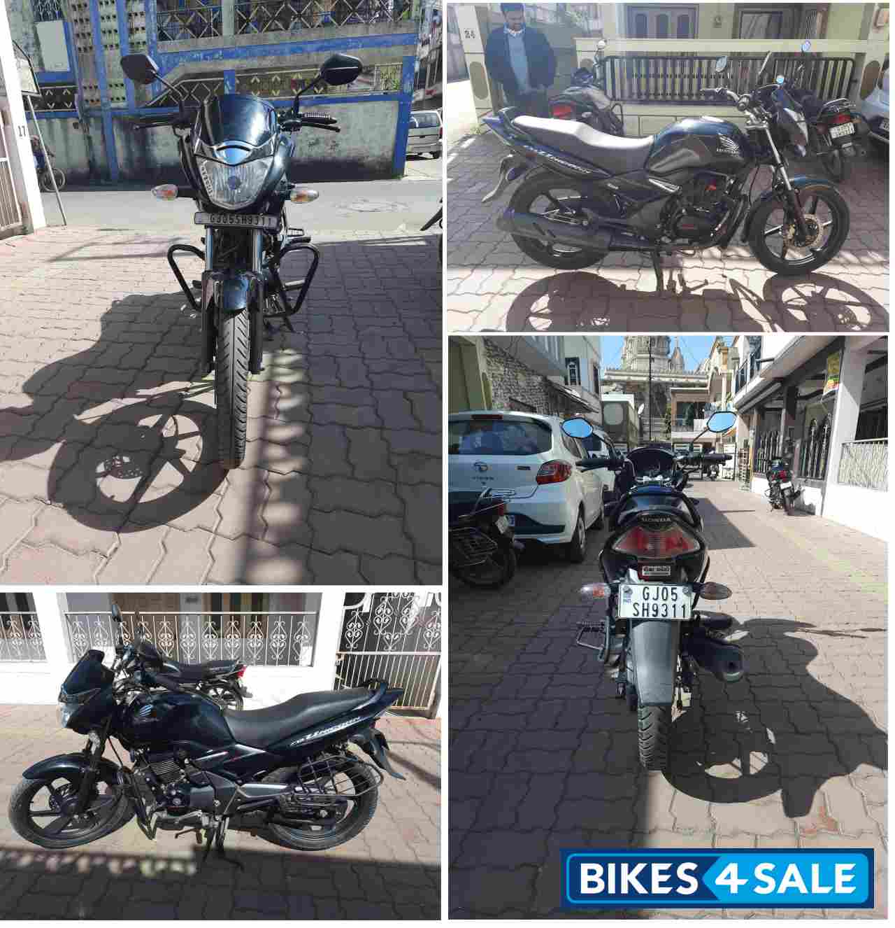 Black Honda CB Unicorn