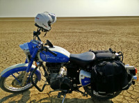 Blue Royal Enfield Classic 350