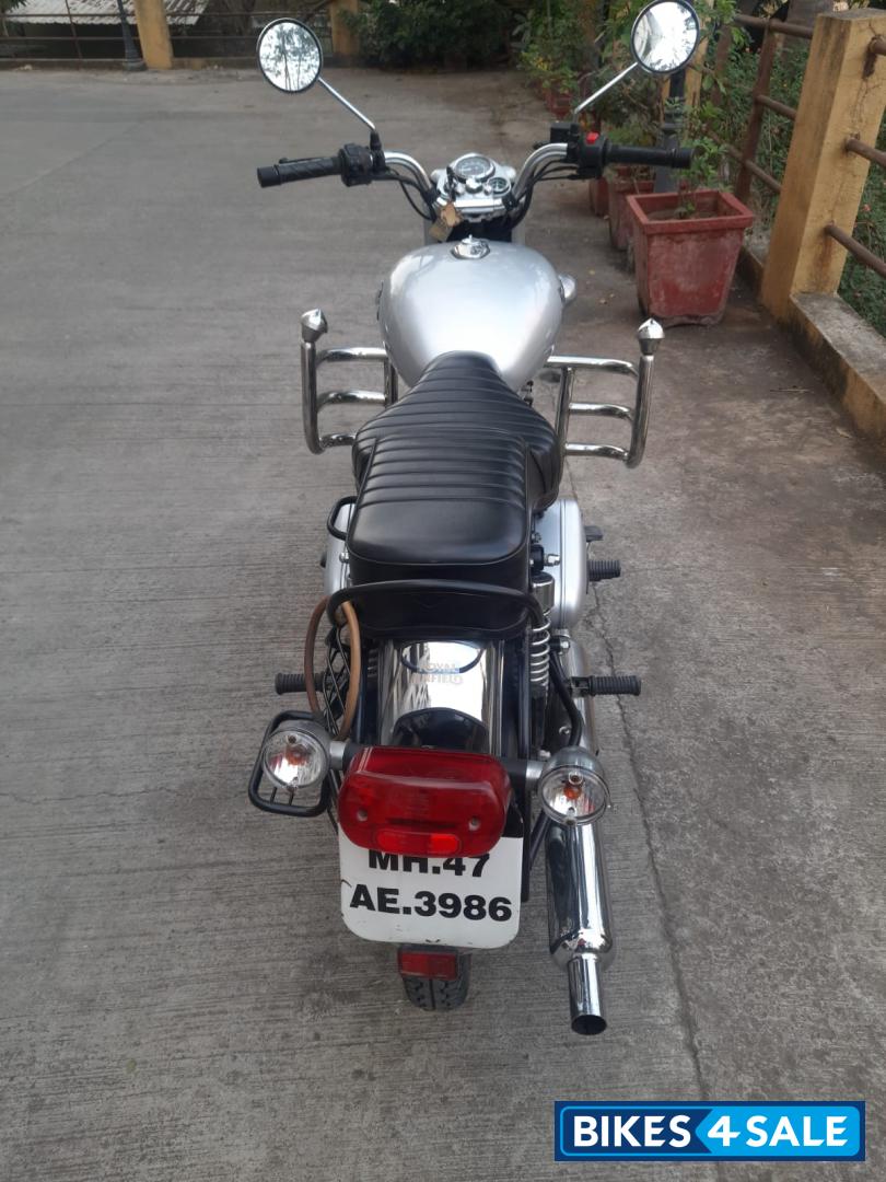 Silver Royal Enfield Bullet Electra Twinspark