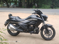 Black With Silver Suzuki Intruder 150