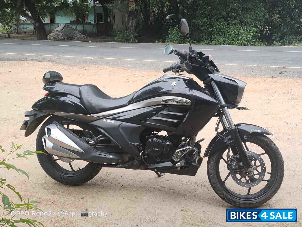 Black With Silver Suzuki Intruder 150