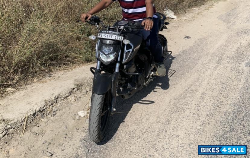 Matt Black Yamaha FZ-S FI V3