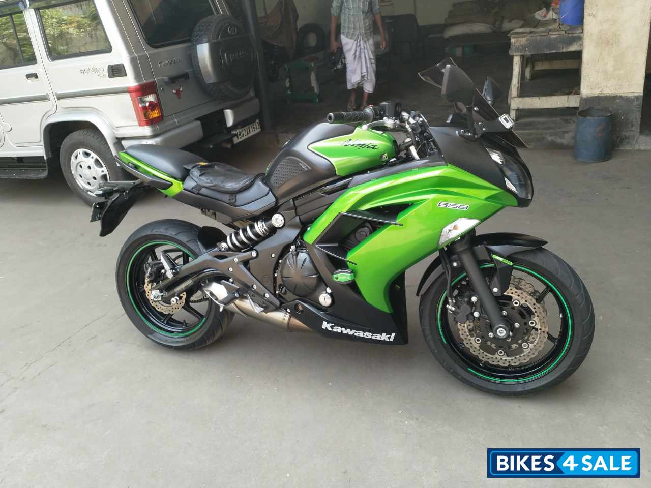 Green Kawasaki Ninja 650R