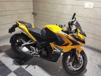 Yellow Bajaj Pulsar RS 200 ABS