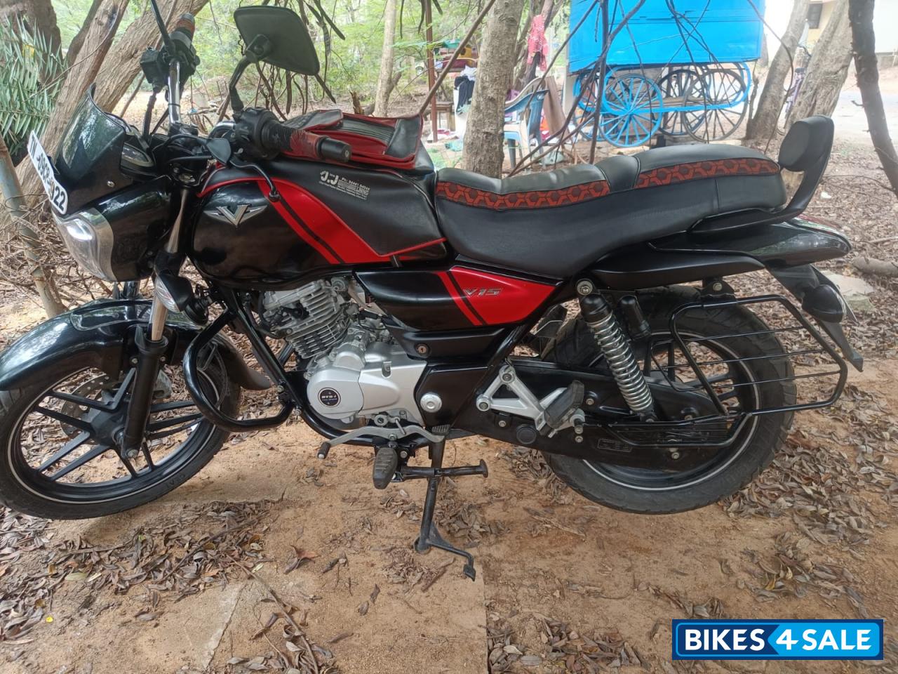 Red And Black Bajaj V15