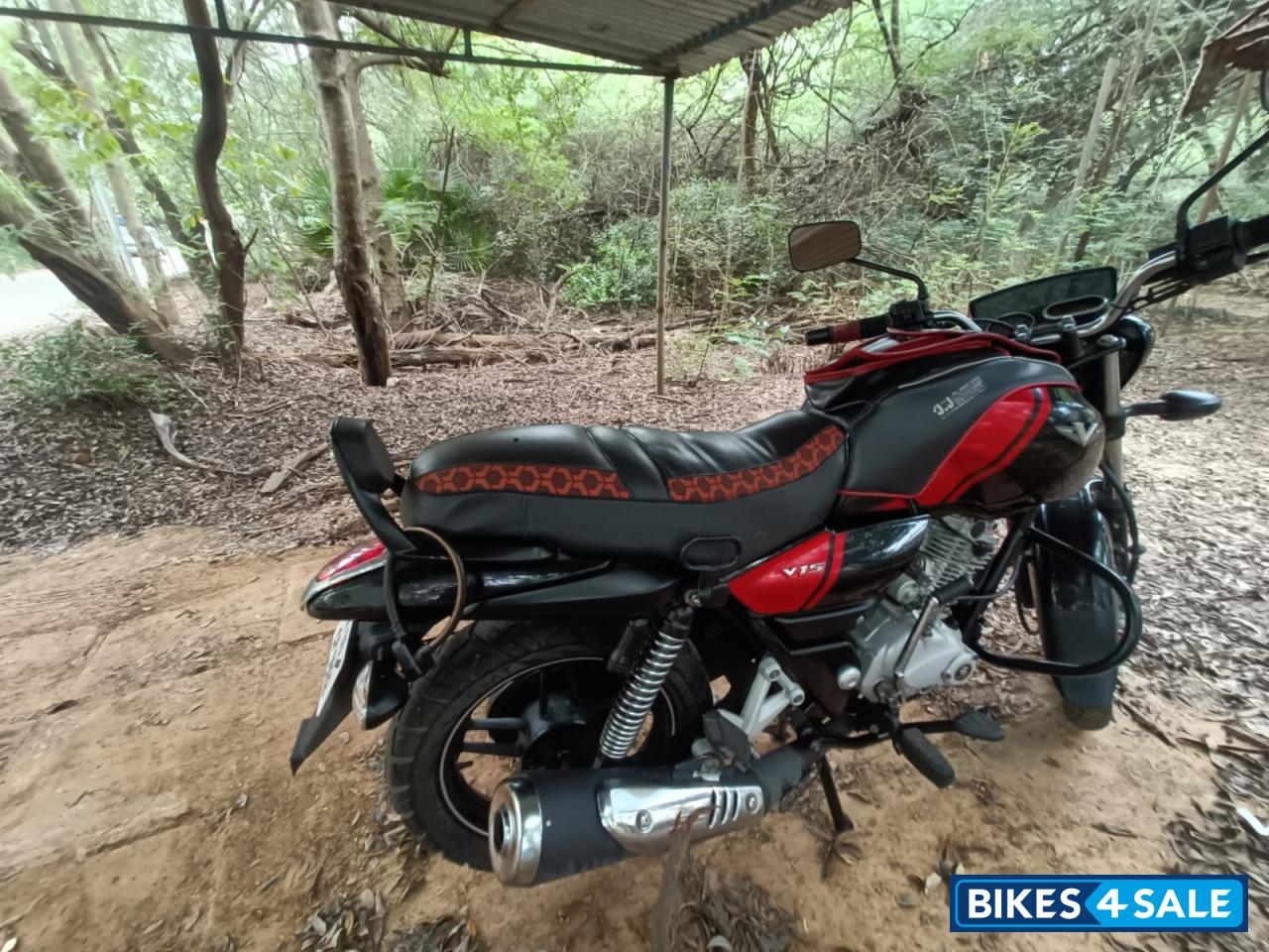 Red And Black Bajaj V15