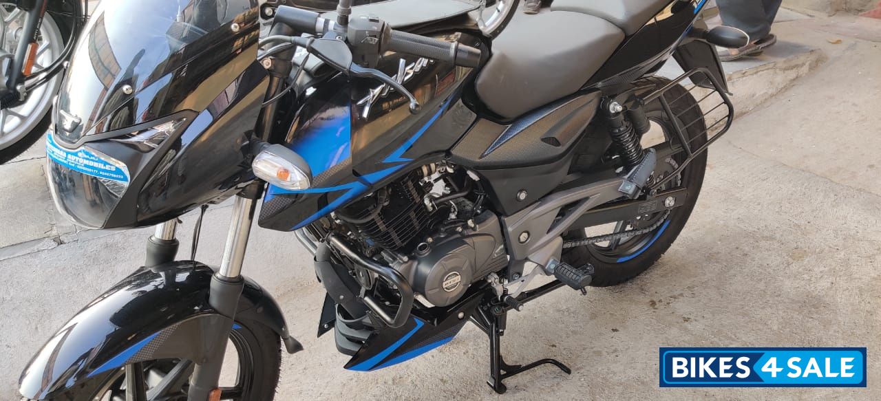 Blue And Black Bajaj Pulsar 150 Twin Disc BS6