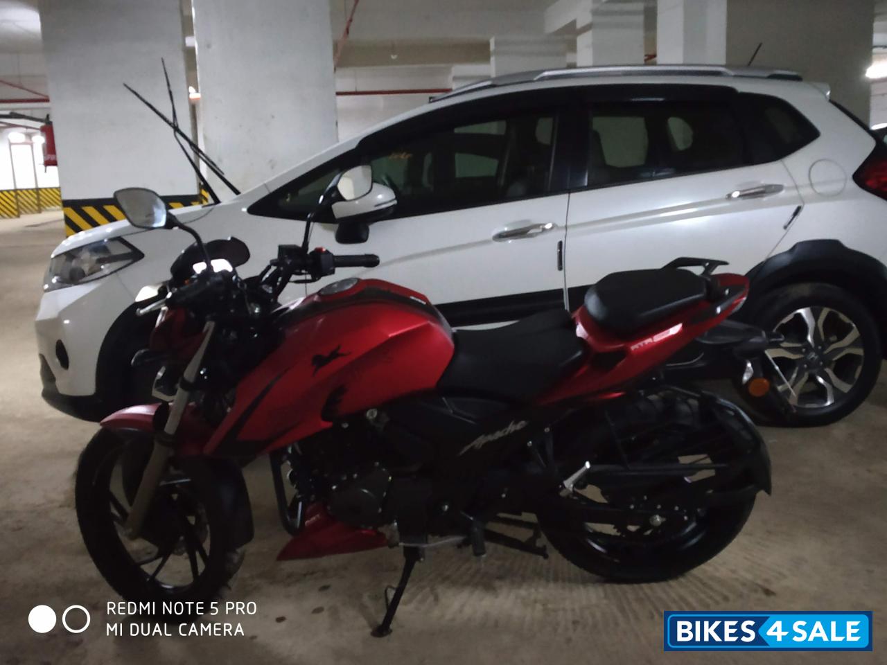 Matte Red TVS Apache RTR 200 4V Matte Red TVS Apache RTR 200 4V