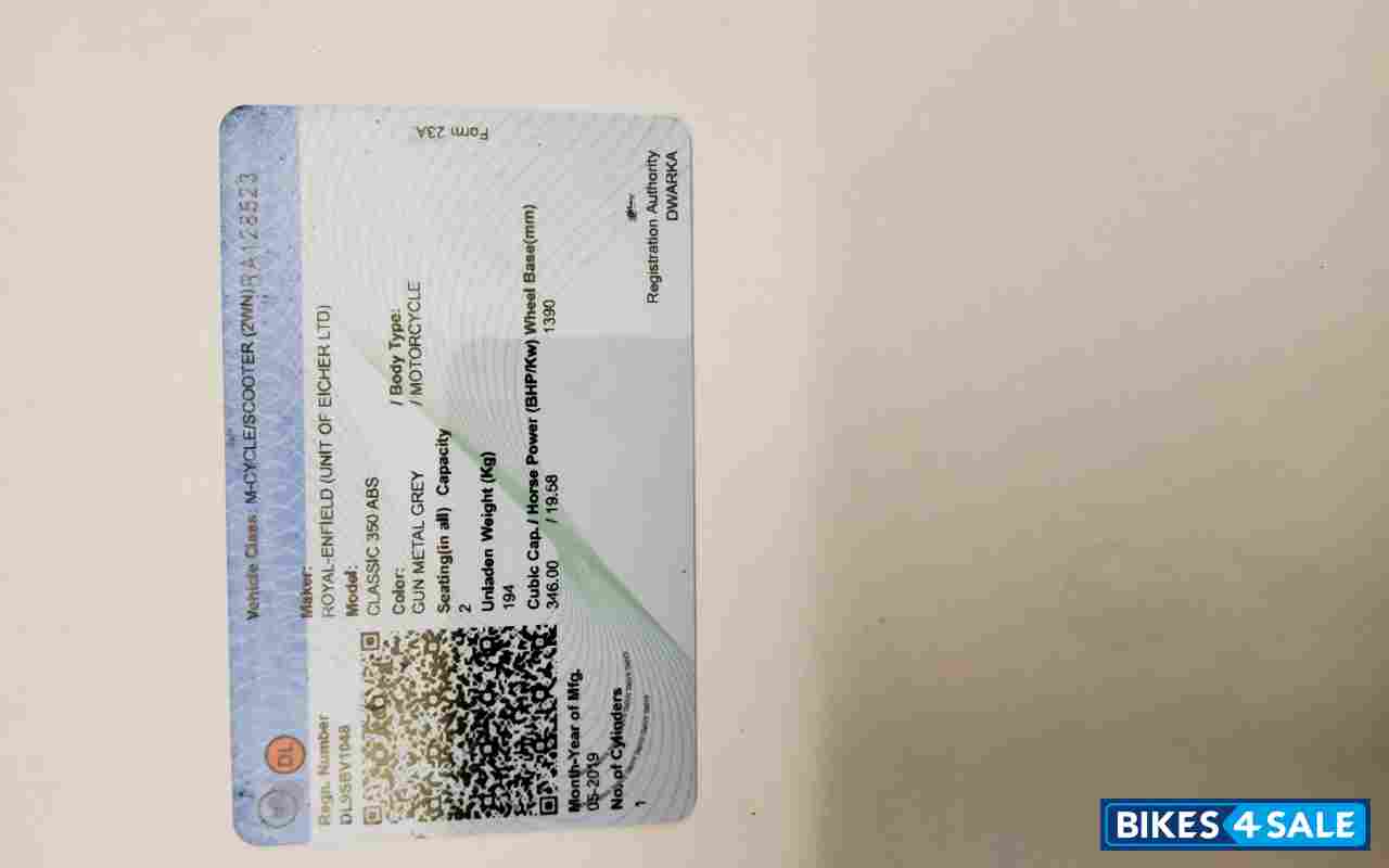 Gunmetal Grey Royal Enfield Classic Gunmetal Grey