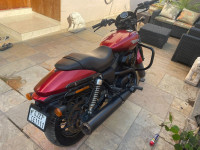 Red Harley Davidson Street 750