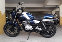Navy Blue And White Bajaj V15