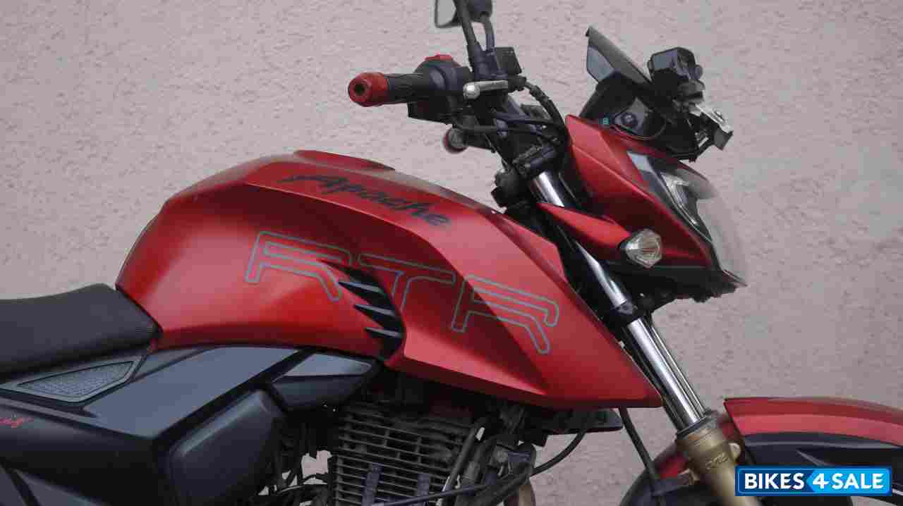 Matte Red TVS Apache RTR 200 4V