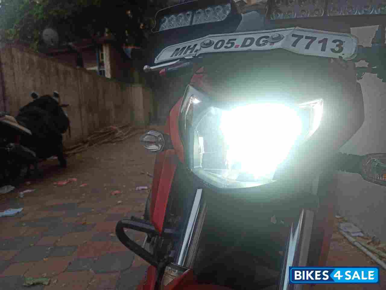 Matte Red TVS Apache RTR 200 4V