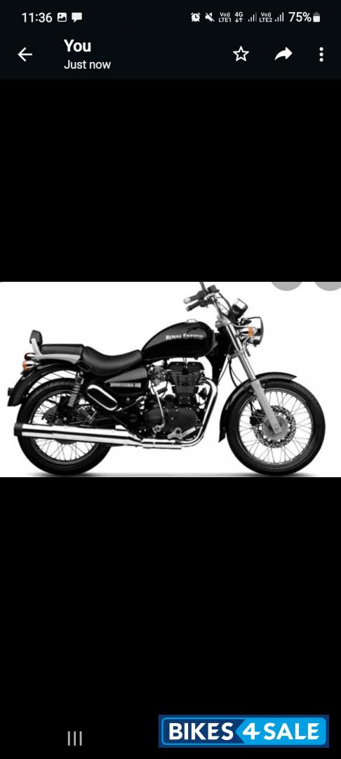 Blue Yezdi Roadster Dark