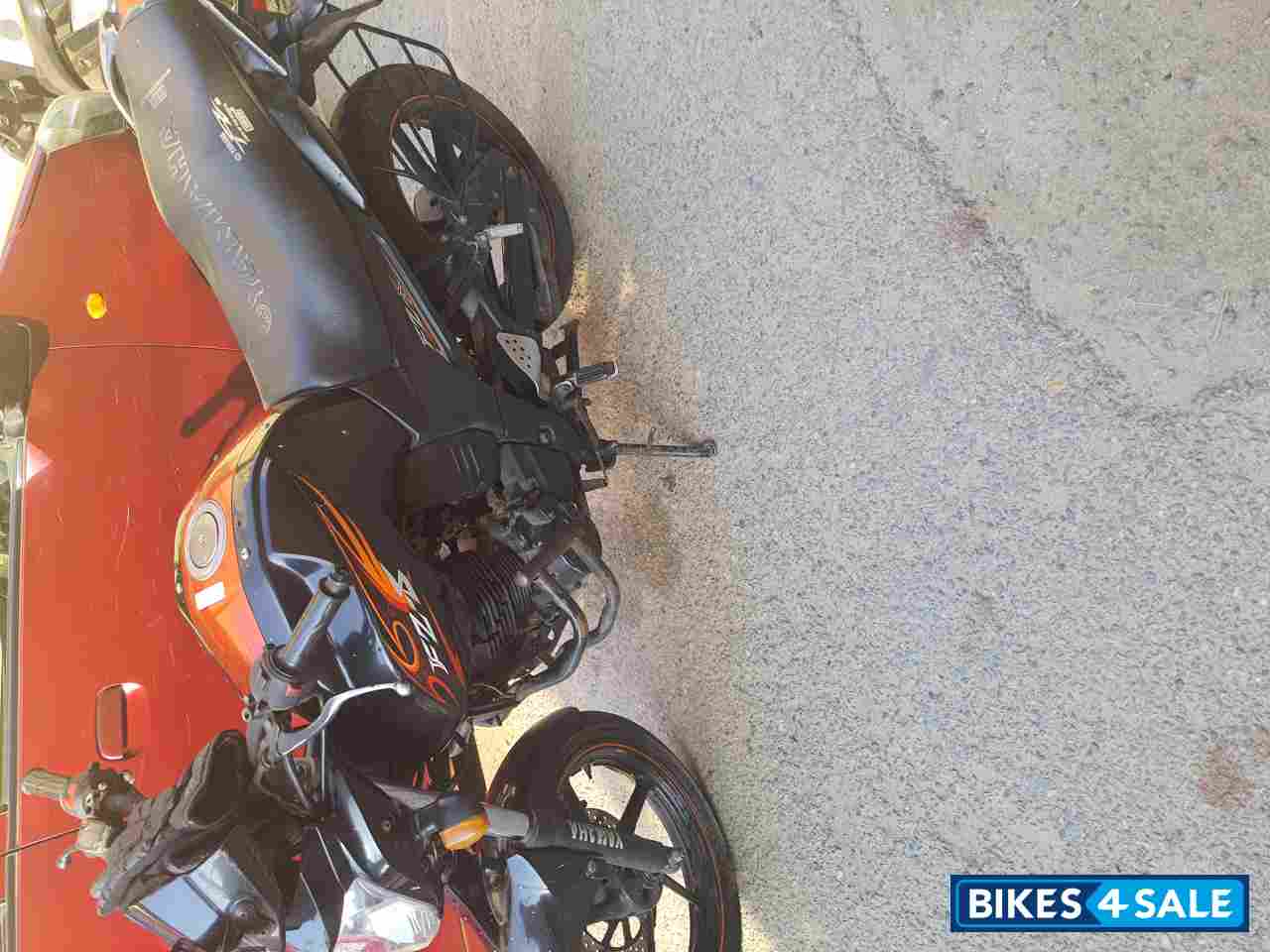 Orange Black Yamaha FZ-S