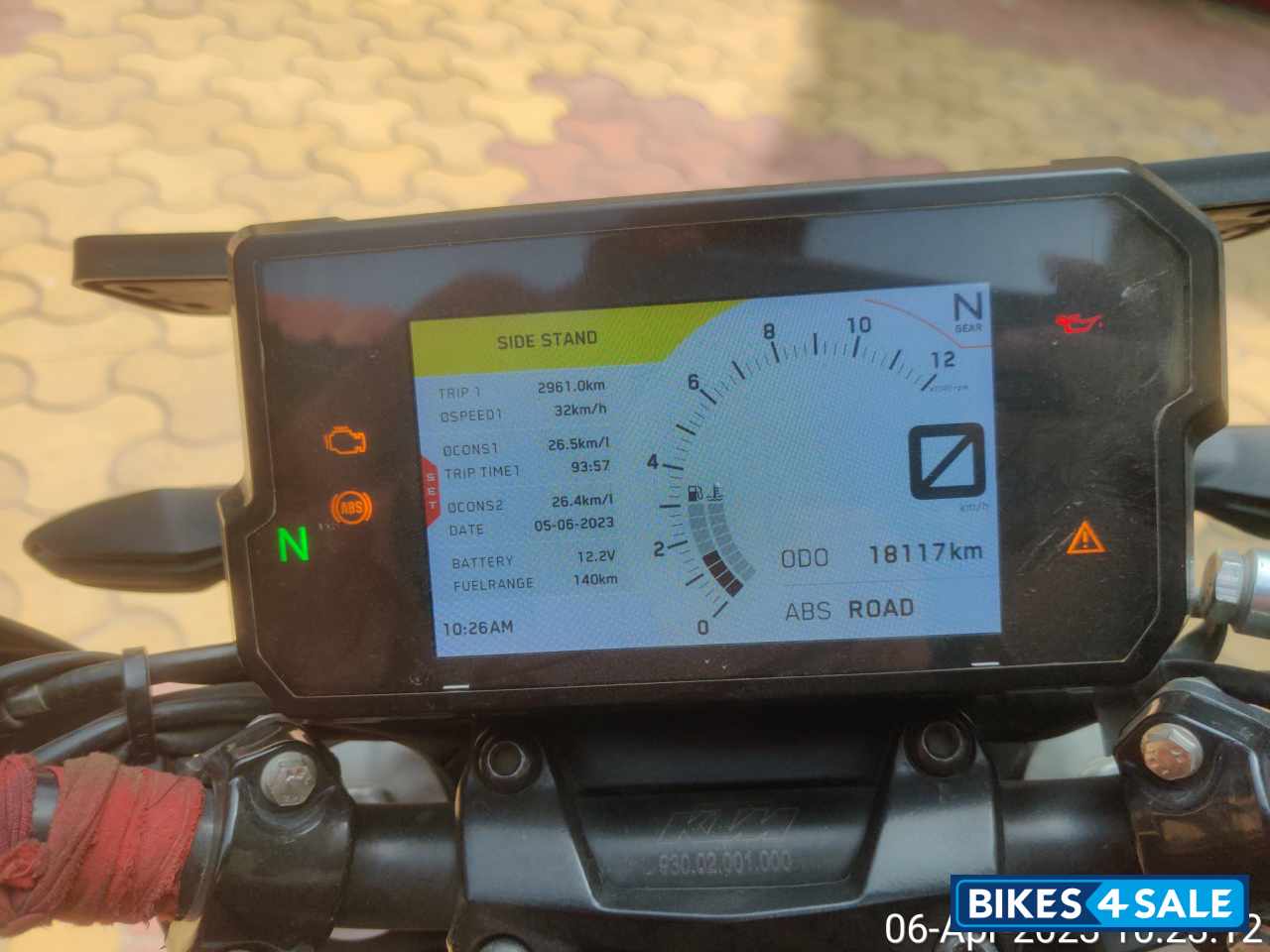 Metalic Grey KTM Duke 390 BS6