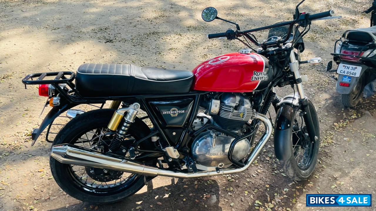 Ravishing Red Royal Enfield Interceptor 650 Twin