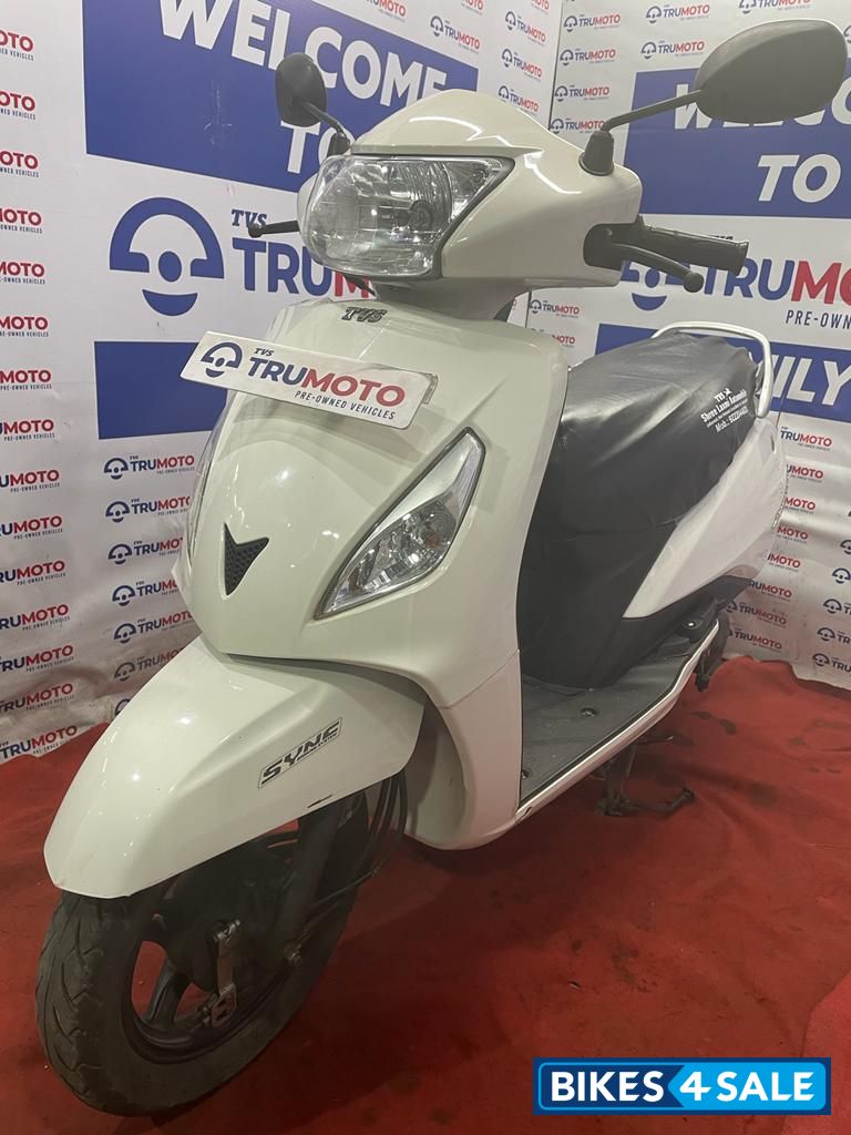 White TVS Jupiter