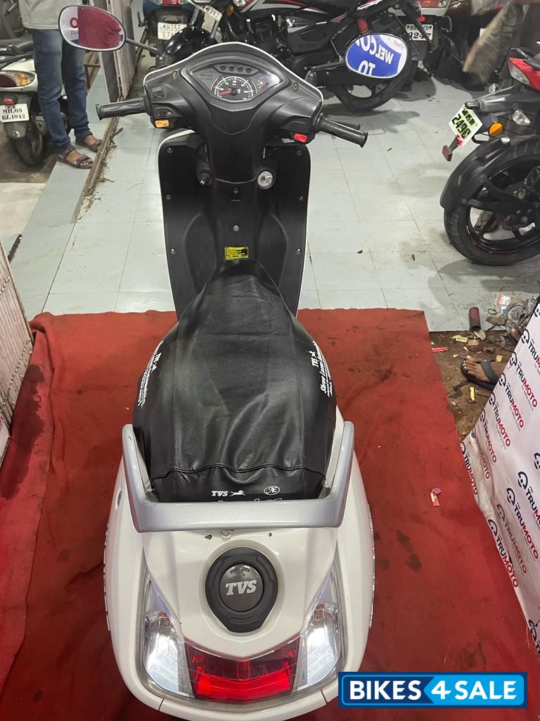 White TVS Jupiter