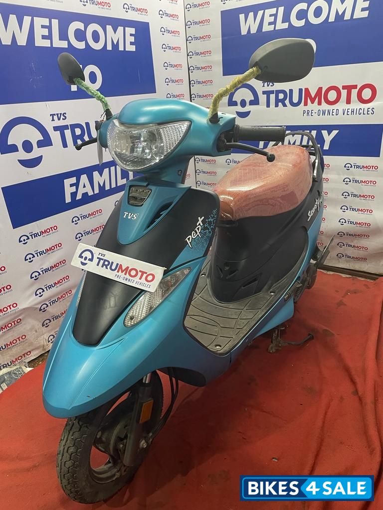 Sky Blue TVS Scooty Pep Plus