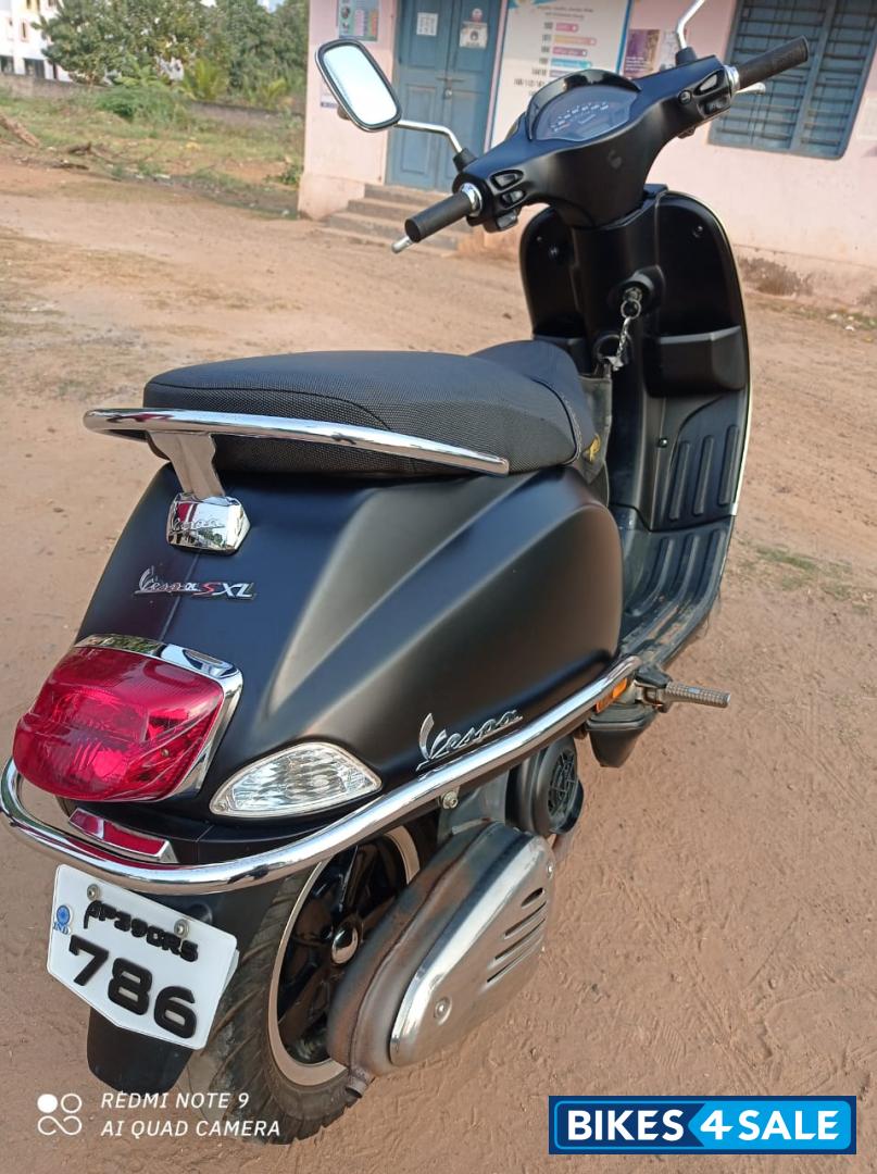 Matt Black Vespa SXL 125
