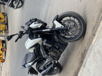 Polar White Bajaj Dominar 400 ABS BS6