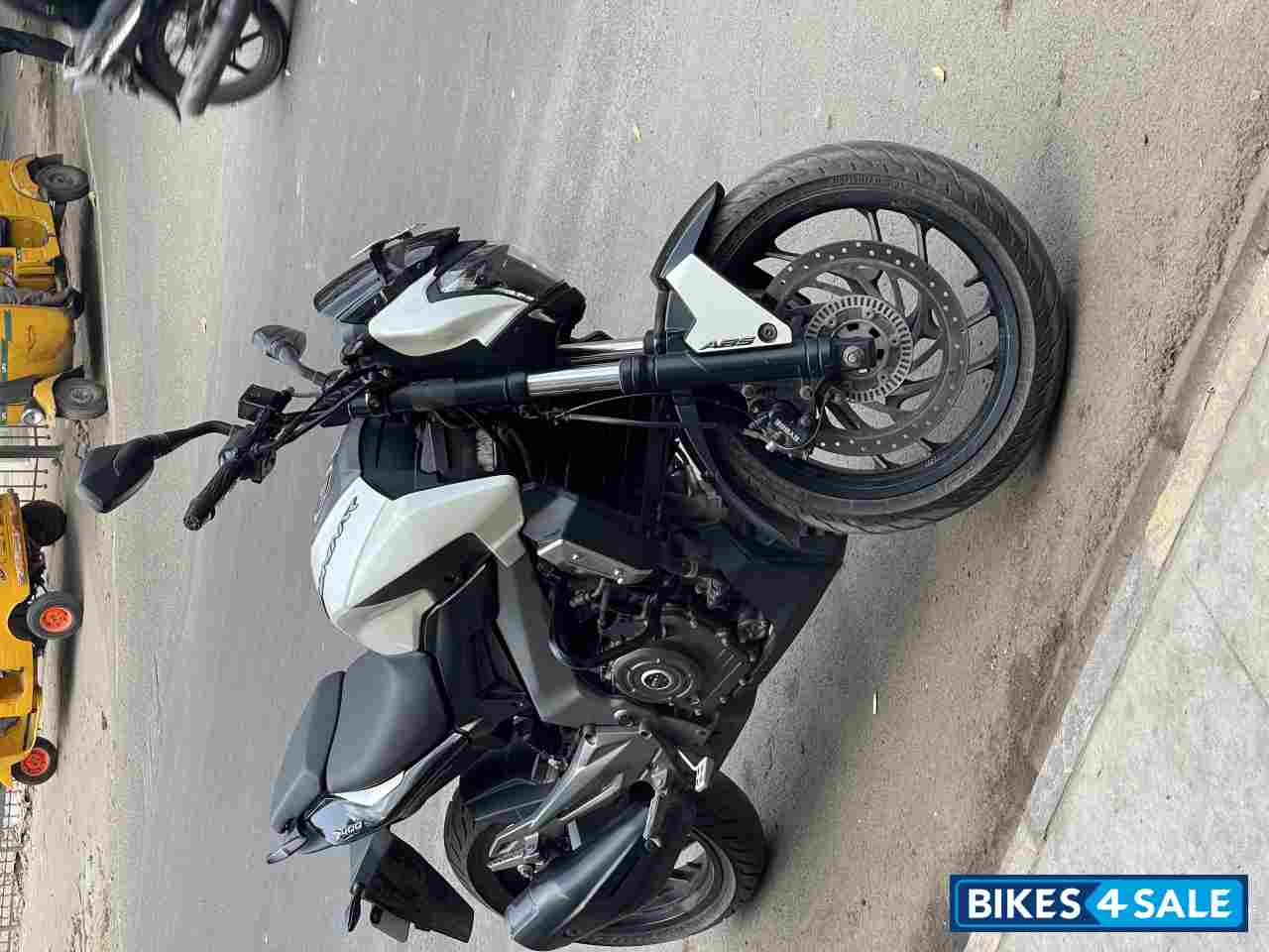 Polar White Bajaj Dominar 400 ABS BS6