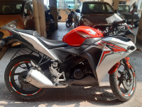 Red And White Honda  CBR150R