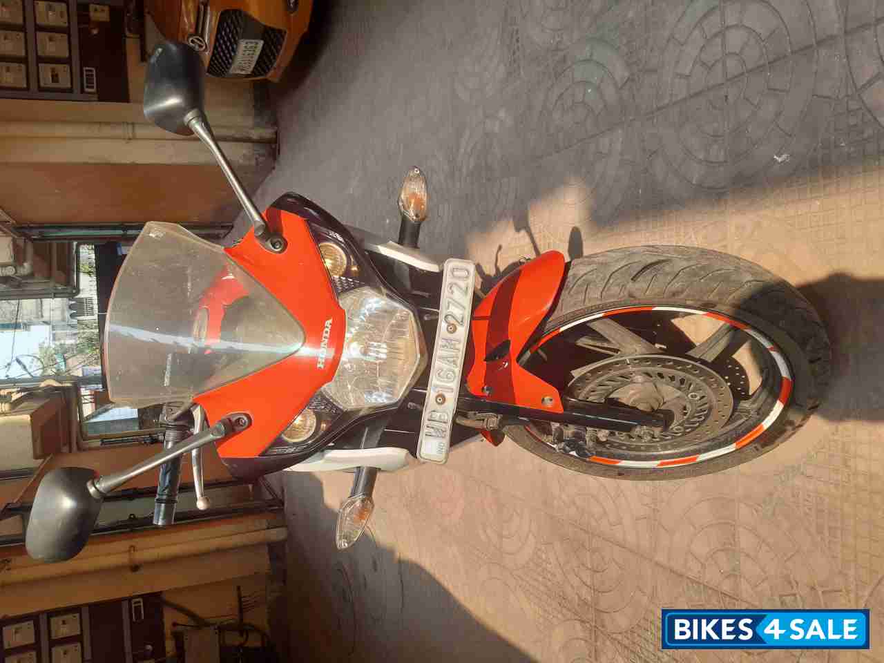 Red And White Honda  CBR150R