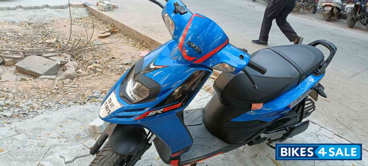 Blue Aprilia SR 125