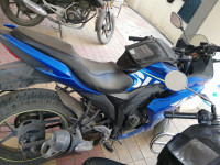 Blue Suzuki Gixxer SF