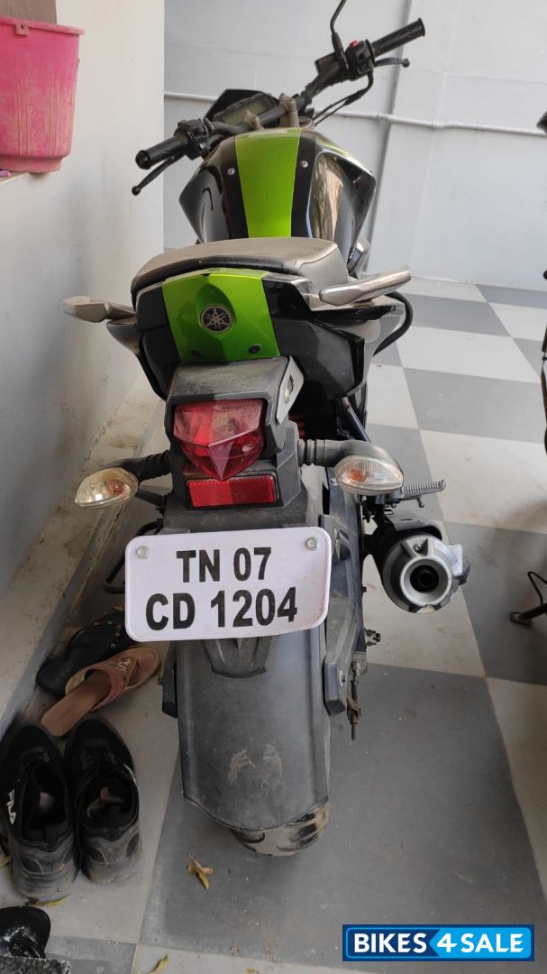 Green Yamaha FZ-S FI V2