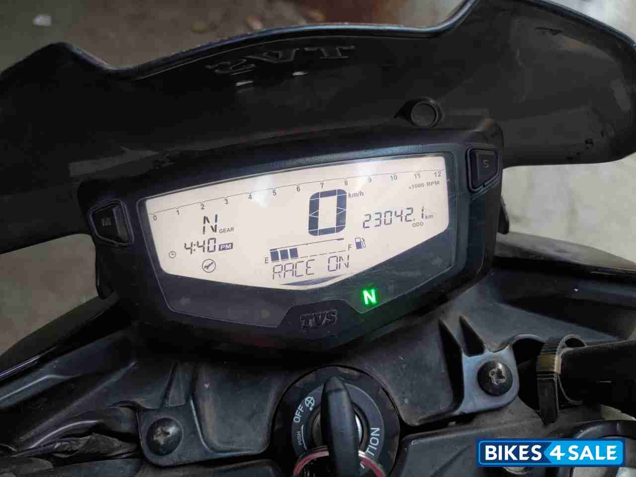 Red Black TVS Apache RTR 200 4V ABS Race Edition 2.0