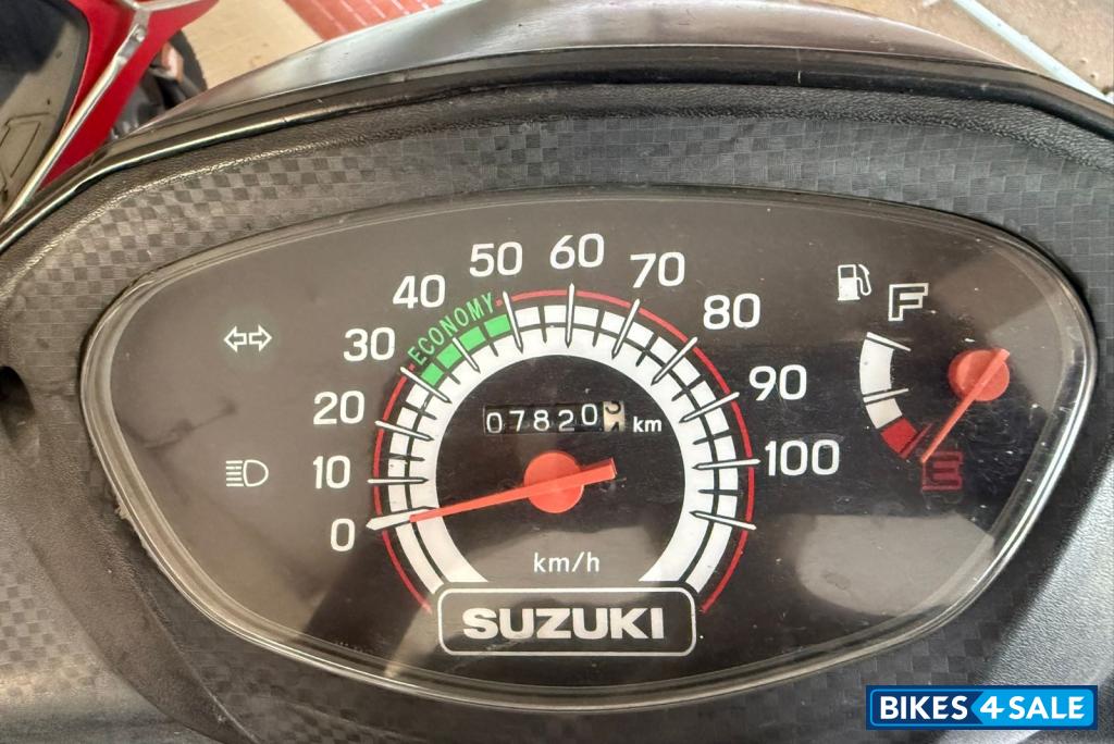 Blue Suzuki Lets 110