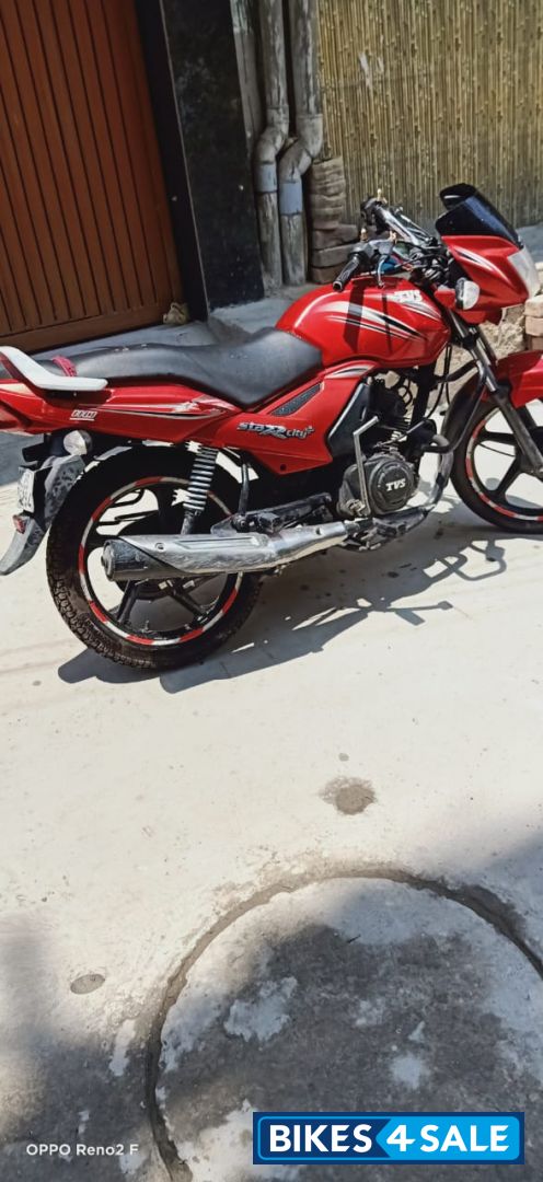 Red TVS Star City Plus BS VI