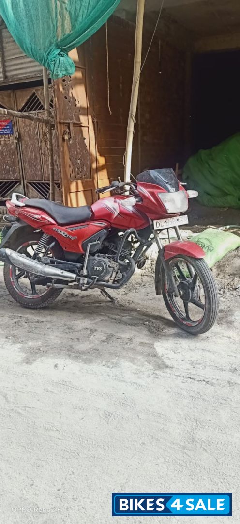 Red TVS Star City Plus BS VI