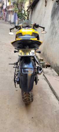 Yellow Bajaj Pulsar RS 200 ABS