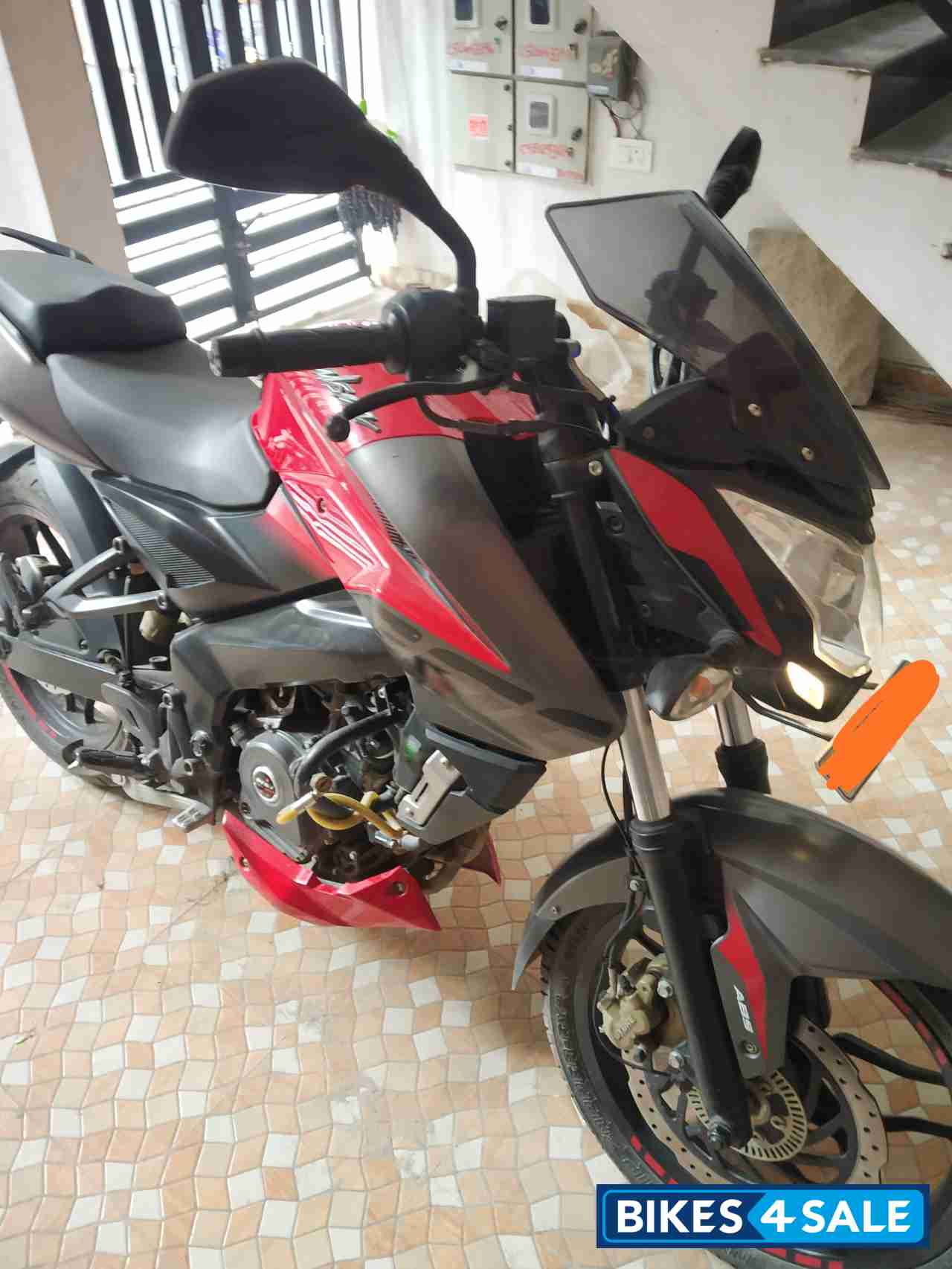 Red And Black Bajaj Pulsar 200 NS