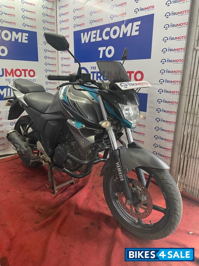 Gray & Green Yamaha FZ-S