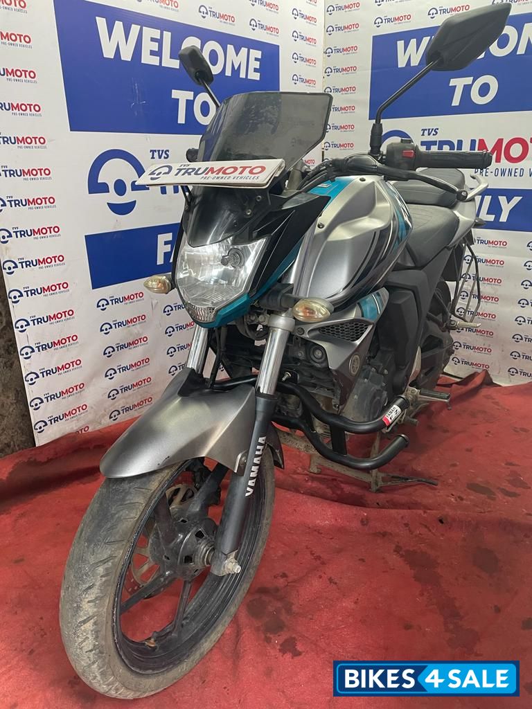 Gray & Green Yamaha FZ-S