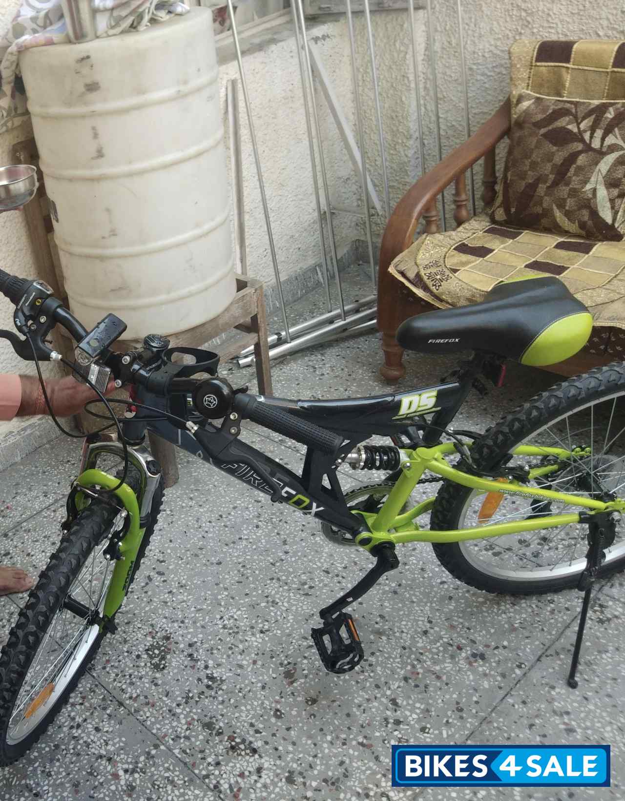 Green Black Bicycle Firefox