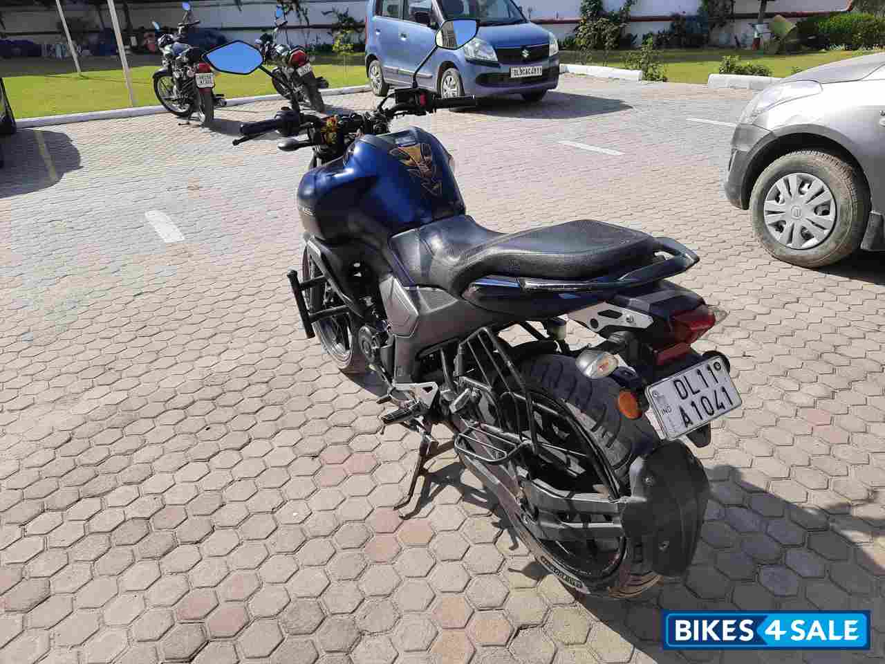 Matt Blue Yamaha FZ-S FI V3