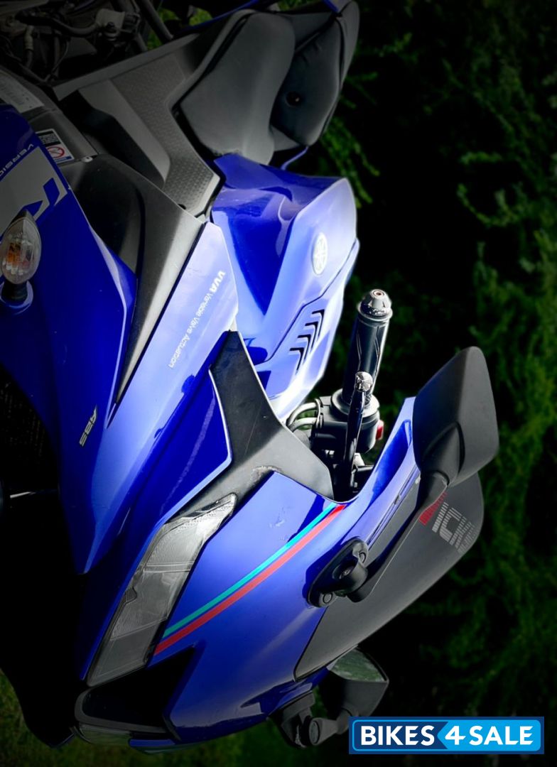 Blue Yamaha YZF R15 V3
