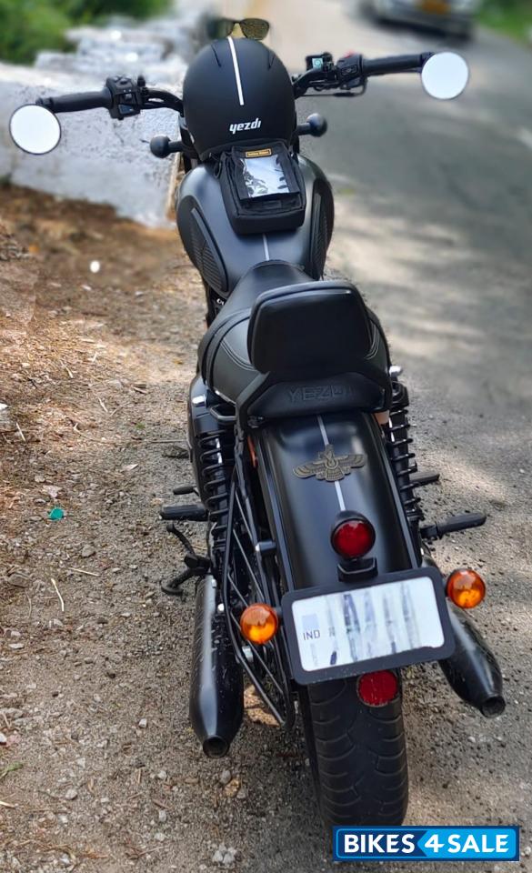 Grey Yezdi Roadster Dark