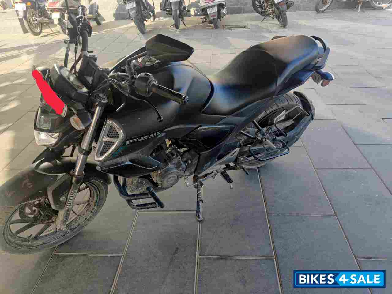 Matt Black Yamaha FZ-S FI V3 BS6