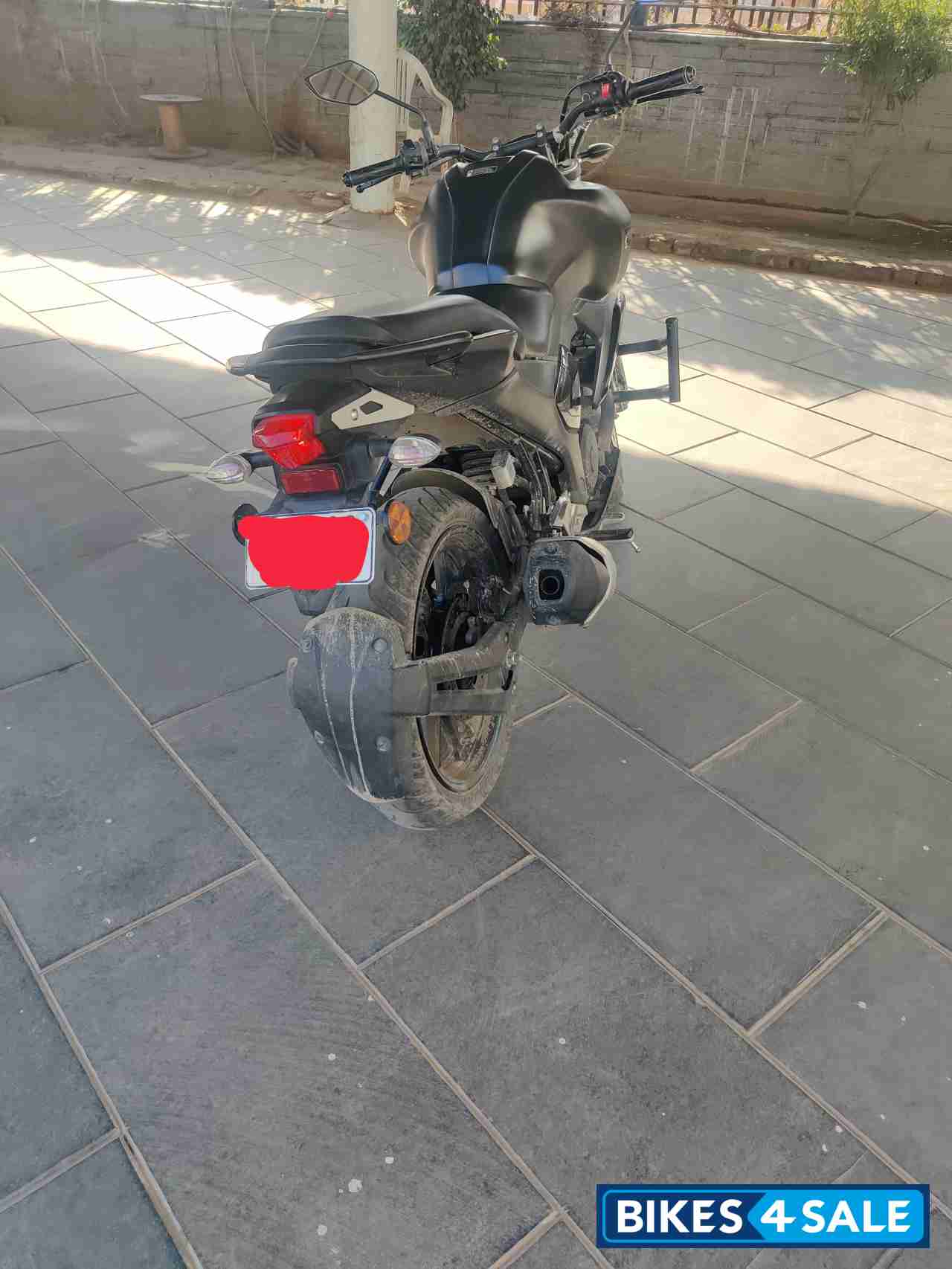 Matt Black Yamaha FZ-S FI V3 BS6