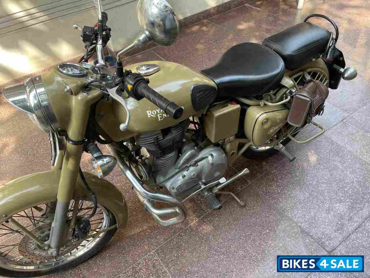 Mustard Royal Enfield Classic Desert Storm